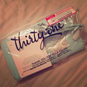 NWT teal Thirty One AllAboutTheBenjamins wallet